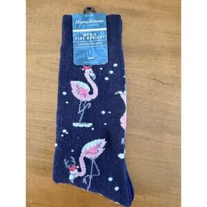 Tommy Bahama Flamingo Print Men's socks One Size Fits Most NEW1